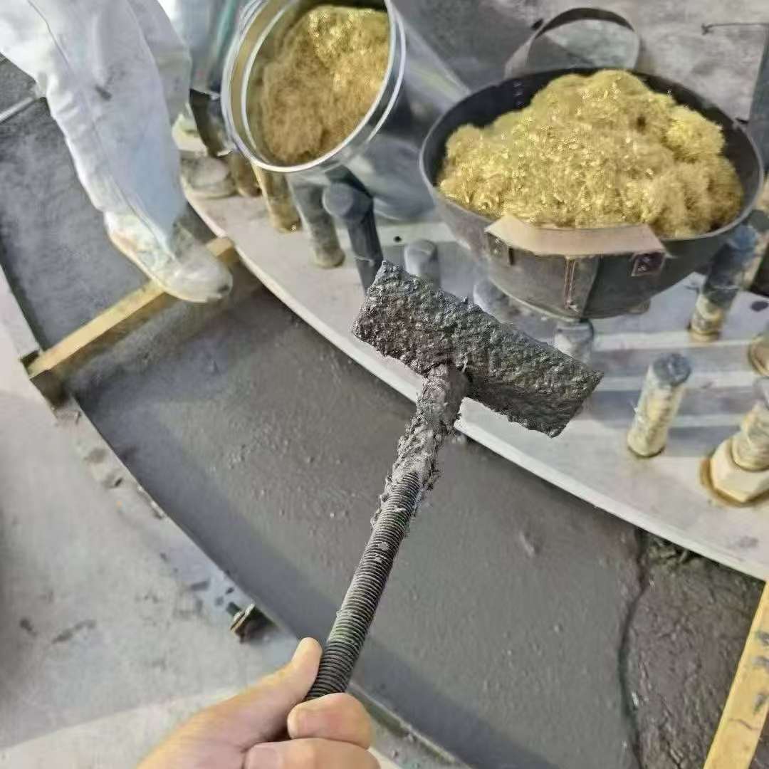 铁法C120钢纤维高强无收灌浆料 轧机压缩机汽轮机发电机锻压设备底座灌浆材料
